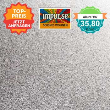 JAB Allure Teppichboden 197 Ara – samtweicher Velours in modernem Farbton für zeitgemäßes Wohnen